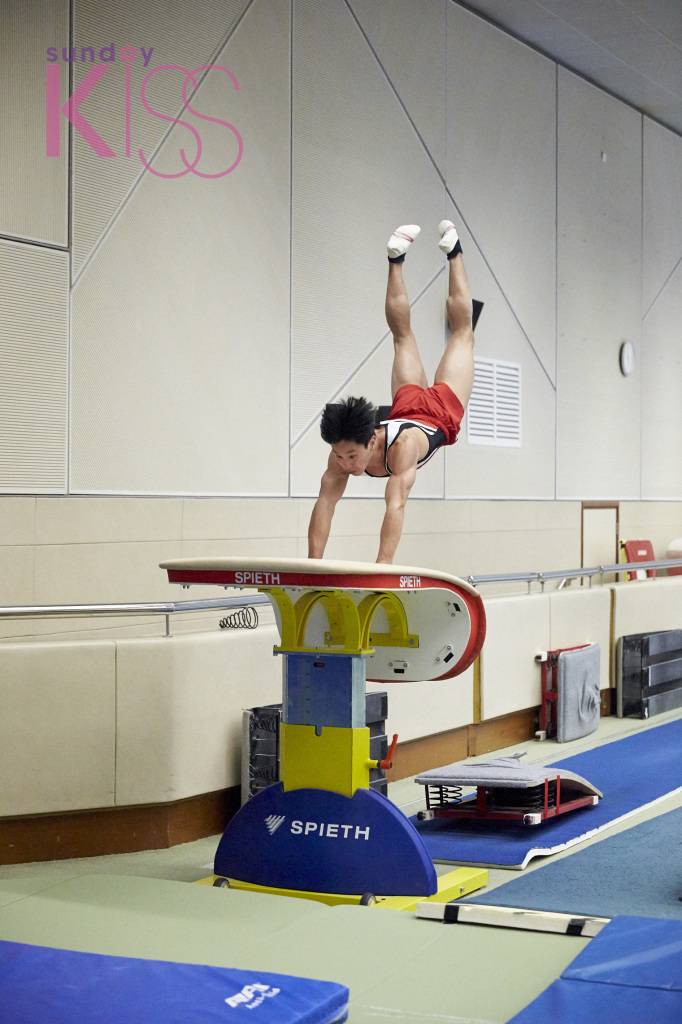 體操王子石偉雄最愛跳馬項目。